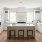 Linear 2-Light Pendant for Dining Table and Kitchen Island