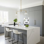 Linear 2-Light Pendant for Dining Table and Kitchen Island