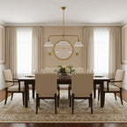 Linear 2-Light Pendant for Dining Table and Kitchen Island