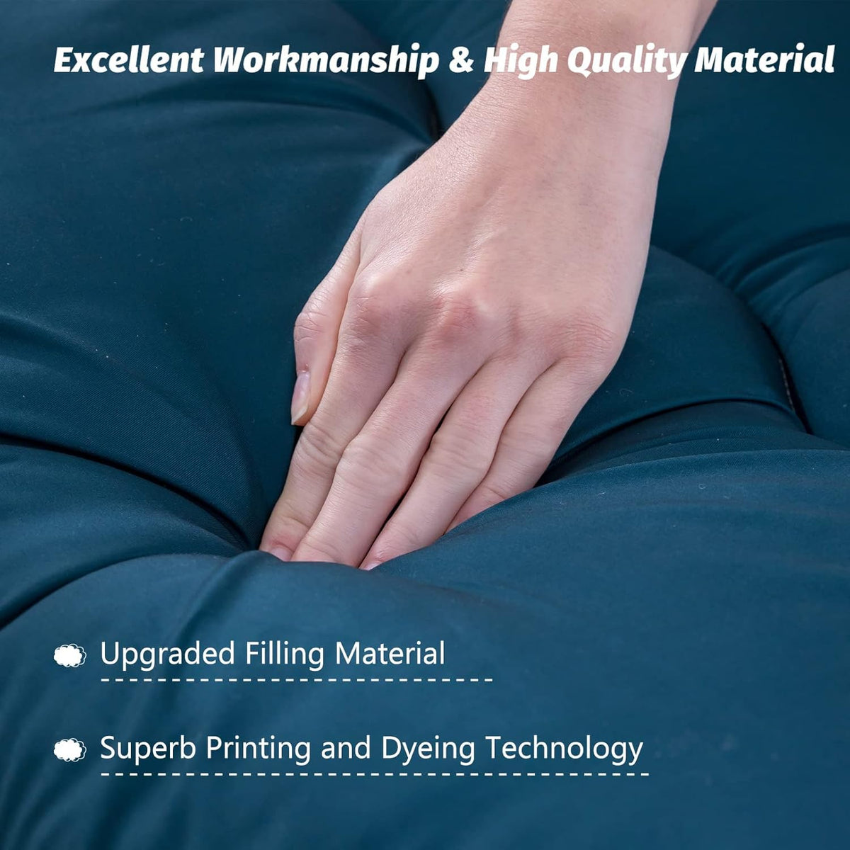 Folding Futon Mattress 10cm Thick, Japanese Style Floor Mat