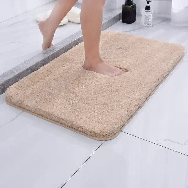 Non-Slip Microfibre Bath Mat, Quick Dry, Two Sizes