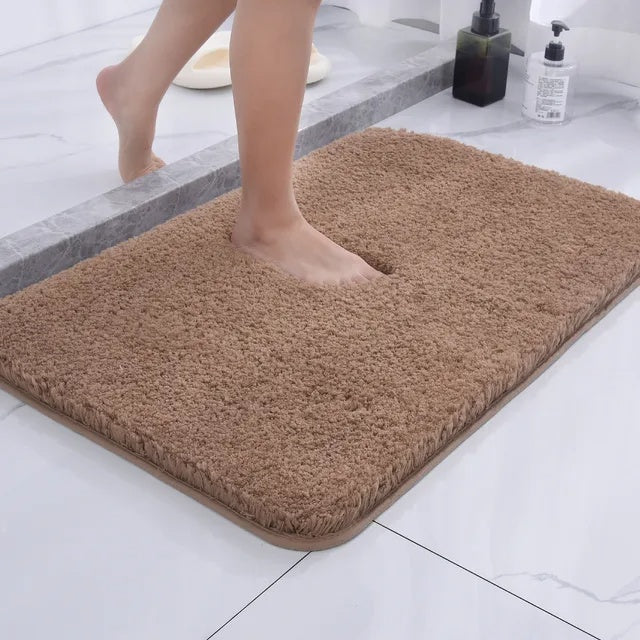 Non-Slip Microfibre Bath Mat, Quick Dry, Two Sizes