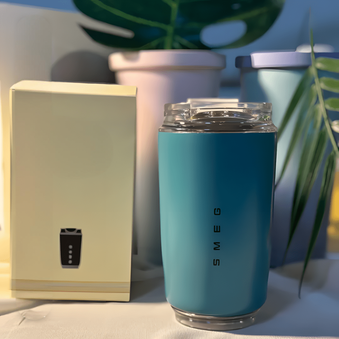 Insulated Stainless Steel Flask 320ml, Double-Walled and Leakproof