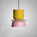 Colourful Metal Dome Pendant Light with E27 Fitting
