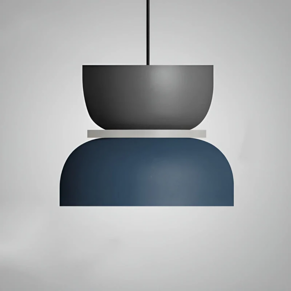 Colourful Metal Dome Pendant Light with E27 Fitting