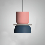 Colourful Metal Dome Pendant Light with E27 Fitting