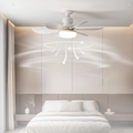 Ceiling Fan with LED Light, 3 Speeds and Remote Control