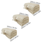 Soft Flannel Throw for Sofa and Bed, Three Sizes