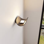Half-Round LED Wall Light with Warm Indirect Uplight