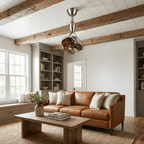 Industrial Ceiling Fan with Tilting Head, 30 cm, 6 Speeds