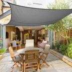 UV-Resistant Shade Sail with Fixing Kit, Waterproof Canopy