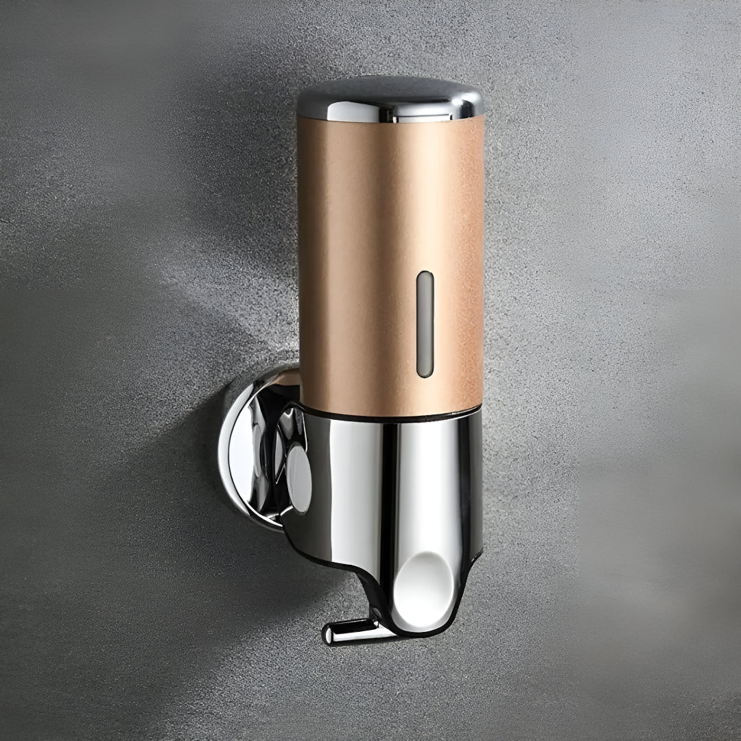 Wall-Mounted Soap Dispenser, 500ml, Brass-Effect Finish