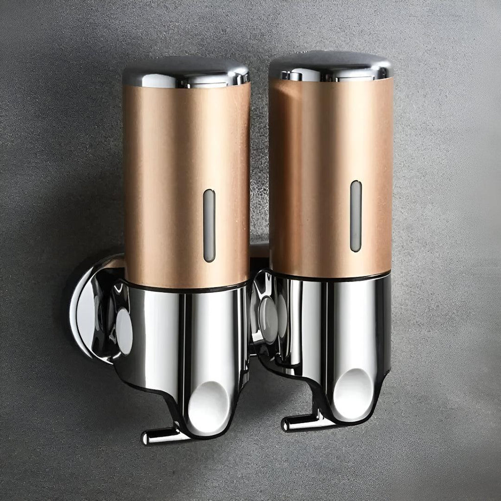 Wall-Mounted Soap Dispenser, 500ml, Brass-Effect Finish