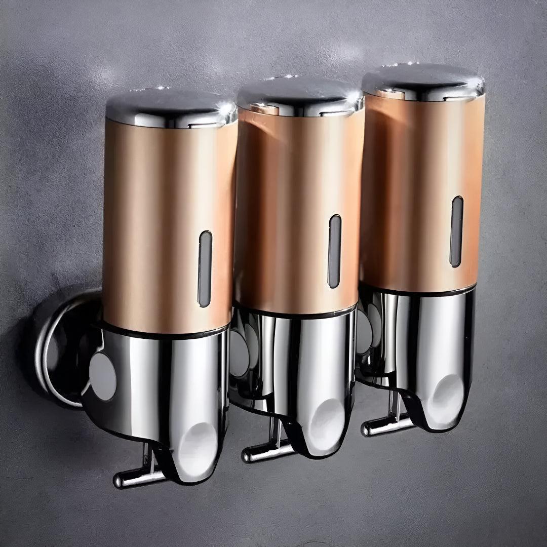 Wall-Mounted Soap Dispenser, 500ml, Brass-Effect Finish