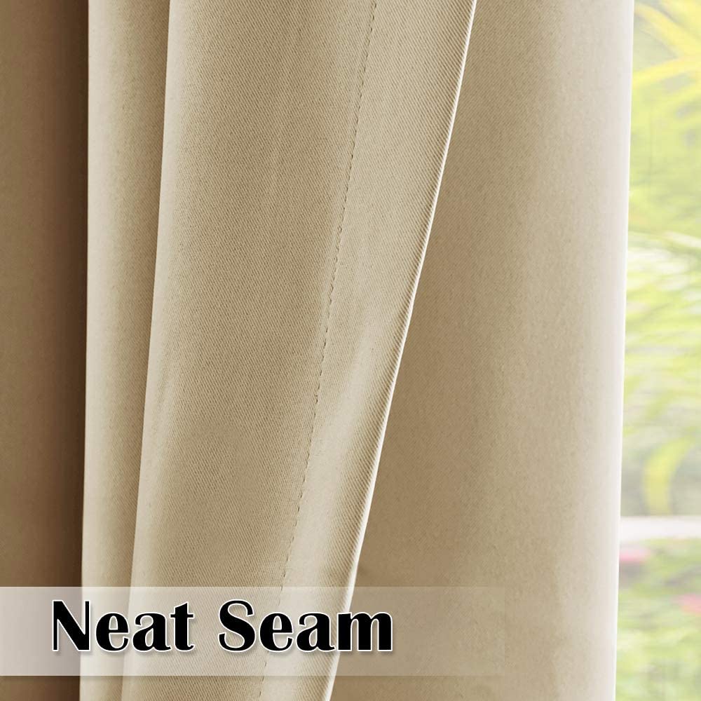 Waterproof Outdoor Curtain Panel with Eyelets, UV Protection