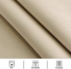 Waterproof Outdoor Patio Curtains with Eyelets, 2 Panels