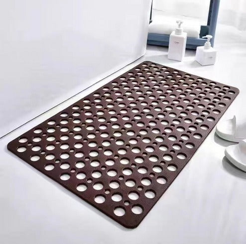 Non-Slip PVC Shower Mat with Drainage Holes, Three Sizes