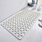 Non-Slip TPE Shower Mat with Suction Cups, Four Sizes