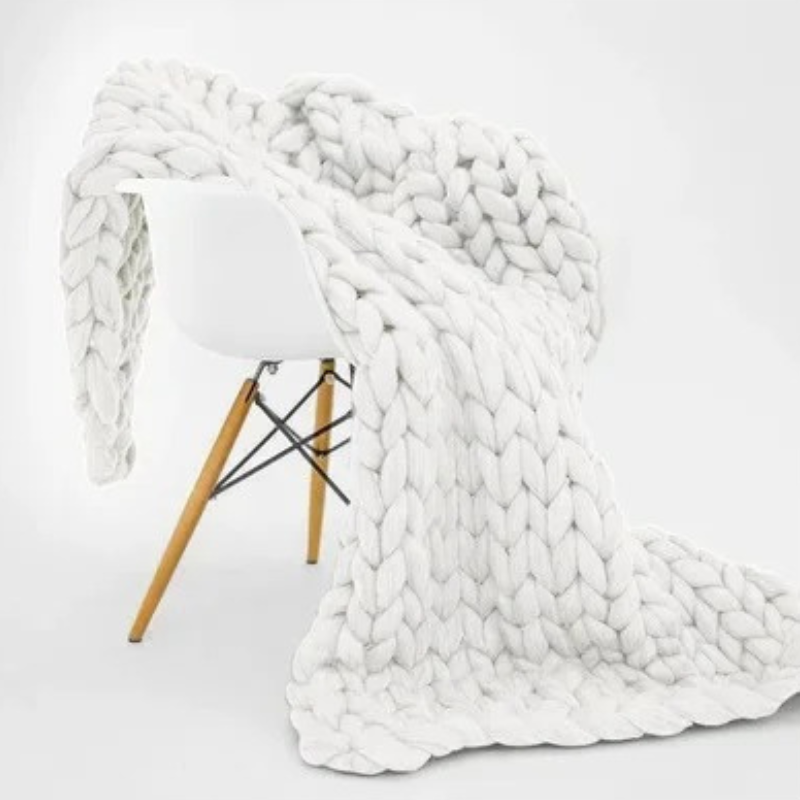 Organic Cotton Weighted Blanket, 1.5kg or 2.6kg, 5 Colours