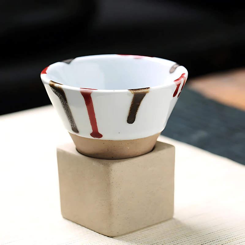 Ceramic Espresso Cups Set of 2, 100ml Handmade Glaze