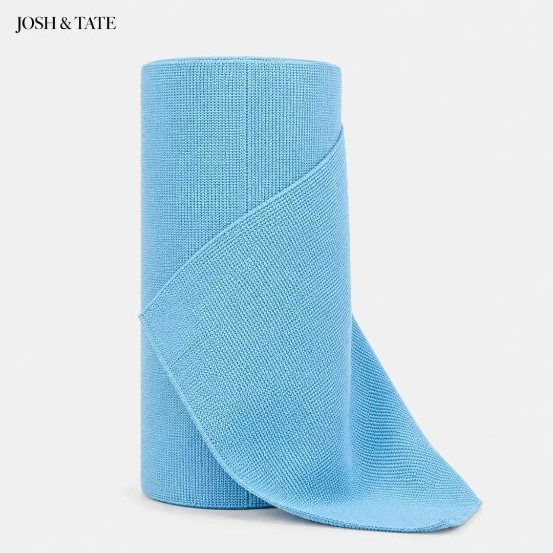 Reusable Microfibre Cloths on a Roll, 50 Sheets, 25 x 25cm
