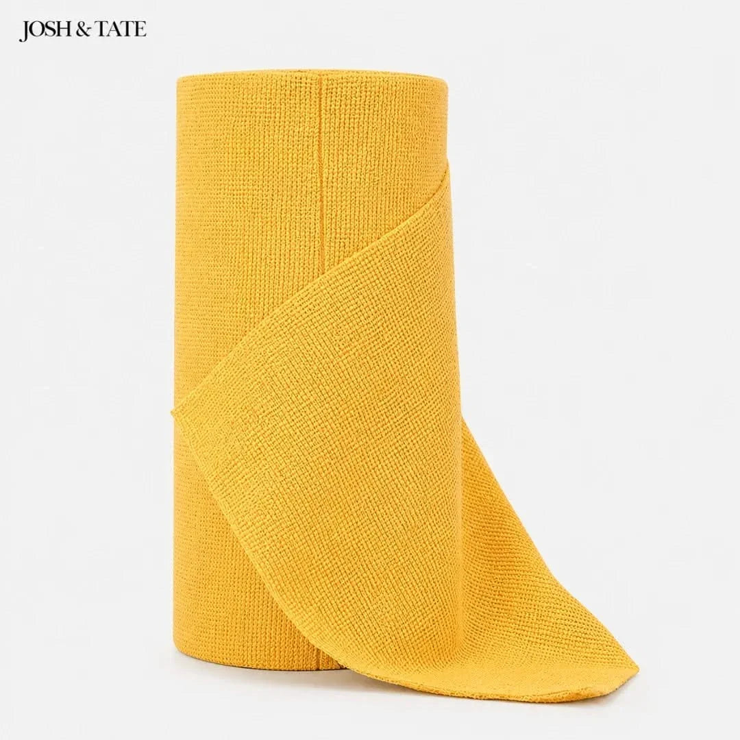 Reusable Microfibre Cloths on a Roll, 50 Sheets, 25 x 25cm