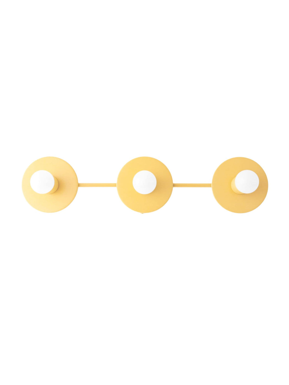 Minimalist 3-Light Wall Light, 55.9cm Wide, Eight Colours
