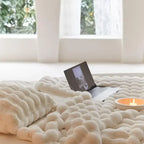 Double-Sided Plush Fleece Throw, Five Sizes and Colours