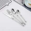 24-Piece Stainless Steel Cutlery Set for Six, Four Finishes