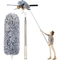 Telescopic Microfibre Duster, Extends 86-280cm for High Ceilings