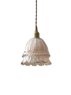 Jellyfish Glass Pendant Light, Clear or Amber Glass