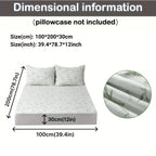 Cooling Bamboo Mattress Protector with 3D Air Layer