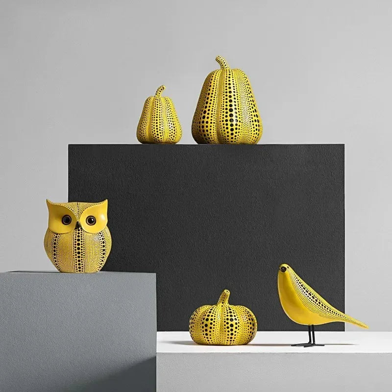 Japanese Art-Inspired Sculptural Ornaments, Six Bold Designs