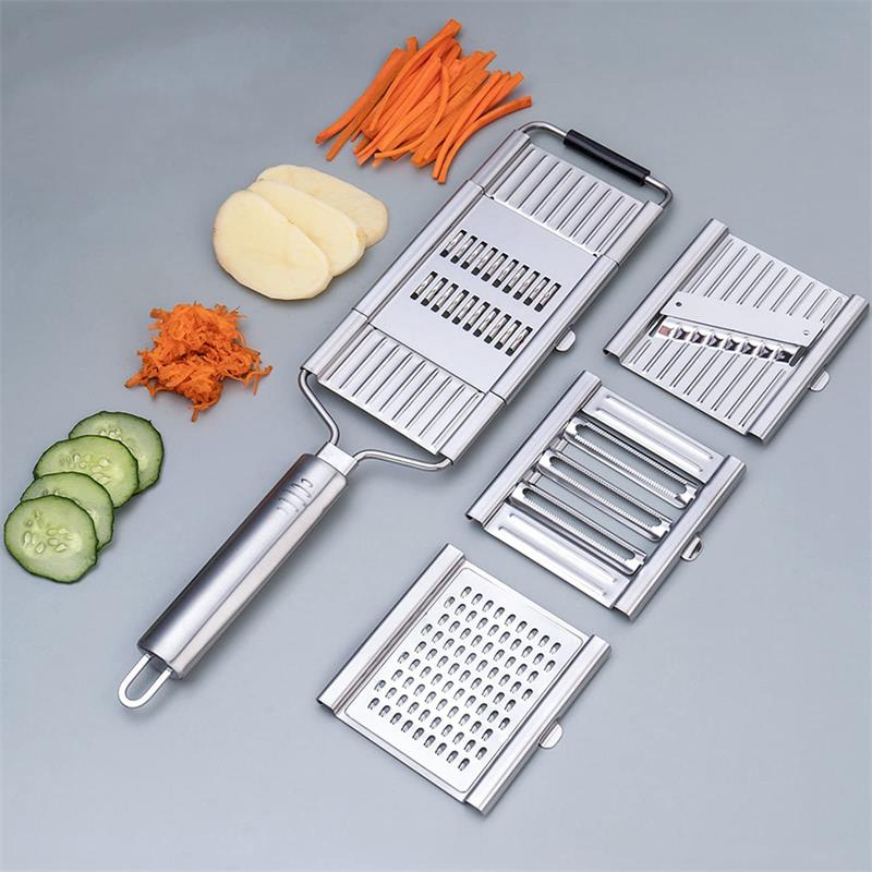 Multi-Blade Vegetable Slicer with Ergonomic Handle