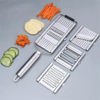 Multi-Blade Vegetable Slicer with Ergonomic Handle