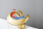 Waterfall Basin Mixer Tap in Brass, Single Lever