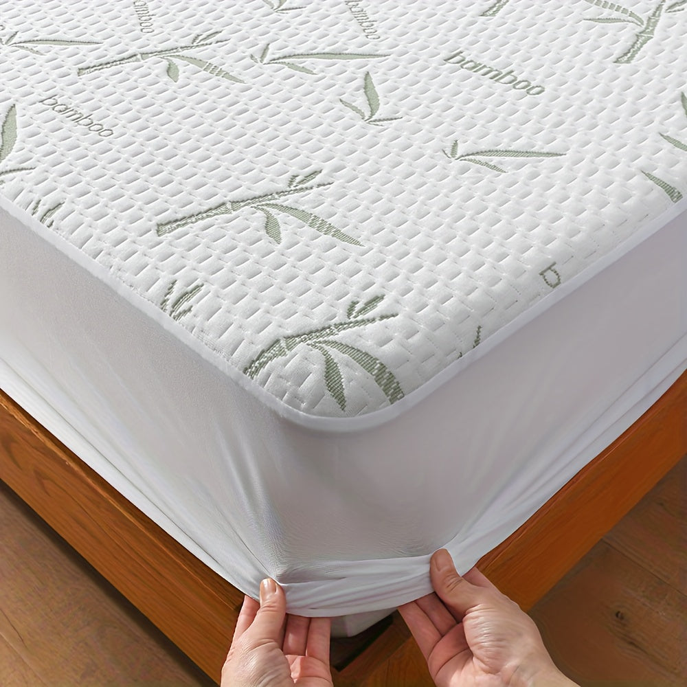 Cooling Bamboo Mattress Protector with 3D Air Layer