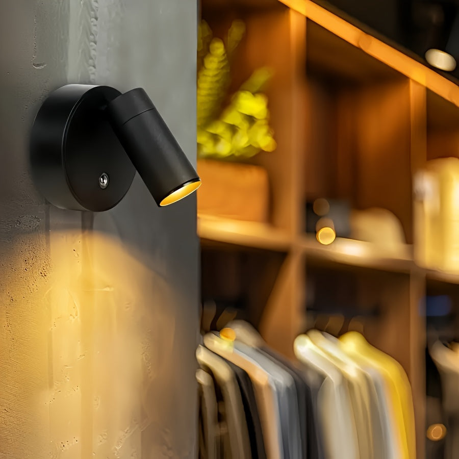 Rechargeable Wireless LED Accent Spotlight, Dimmable Touch Control