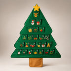 Refillable Fabric Advent Calendar Christmas Tree, 24 Pockets