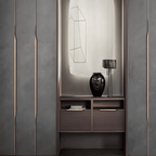 Hidden Edge Pull Cabinet Handle, Anti-Fingerprint Finish