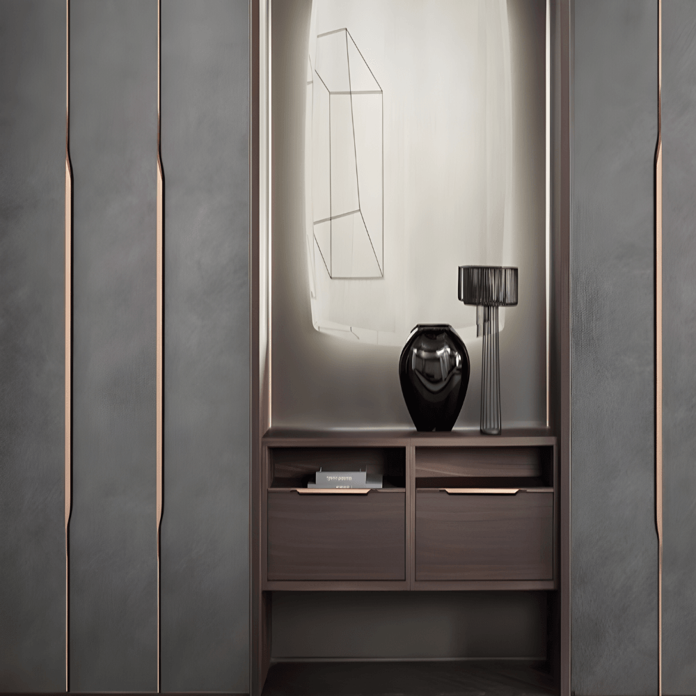 Hidden Edge Pull Cabinet Handle, Anti-Fingerprint Finish