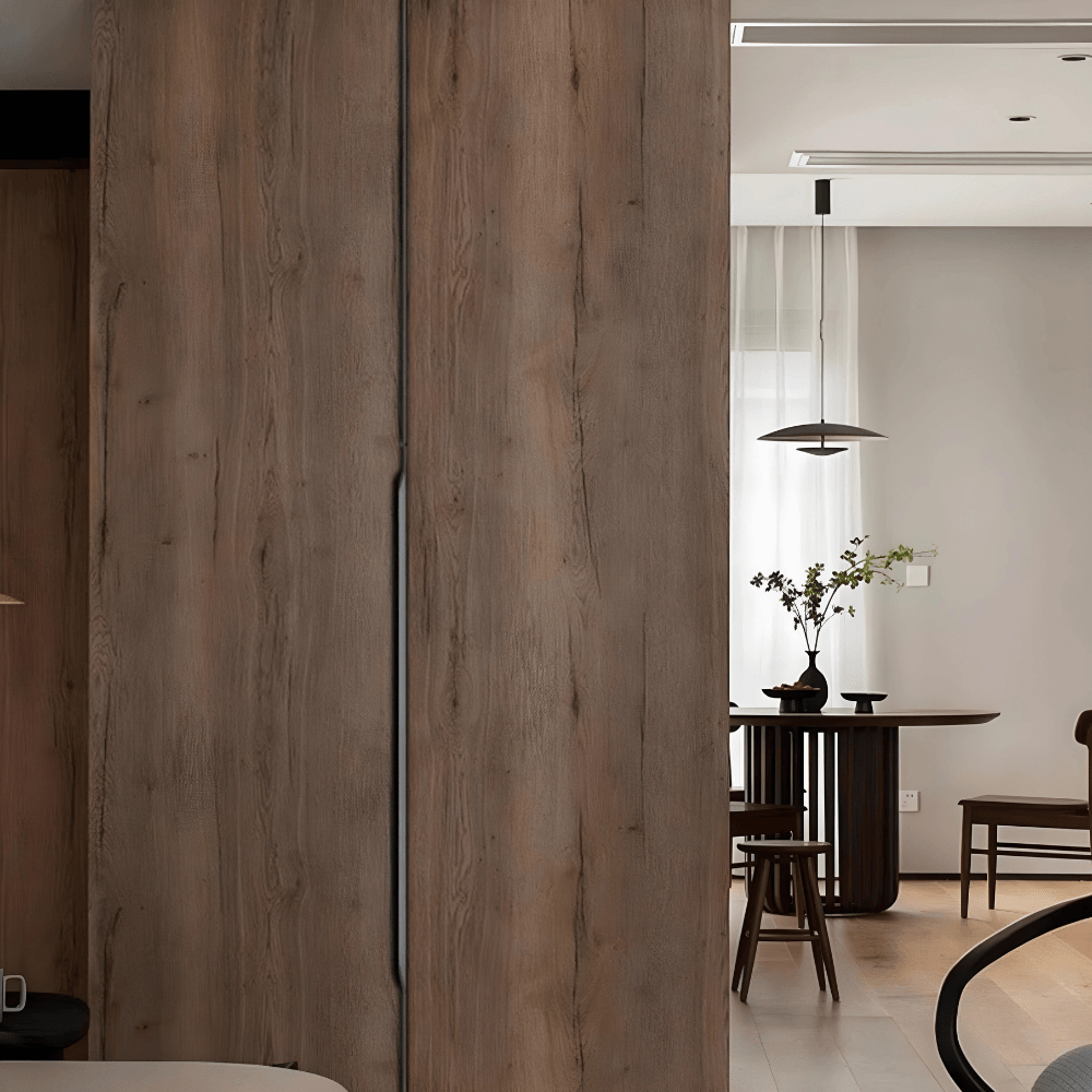Hidden Edge Pull Cabinet Handle, Anti-Fingerprint Finish