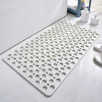 Non-Slip Shower and Bath Mat with Suction Cups and Drain Holes