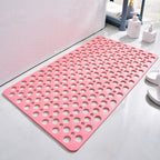 Non-Slip Shower and Bath Mat with Suction Cups and Drain Holes