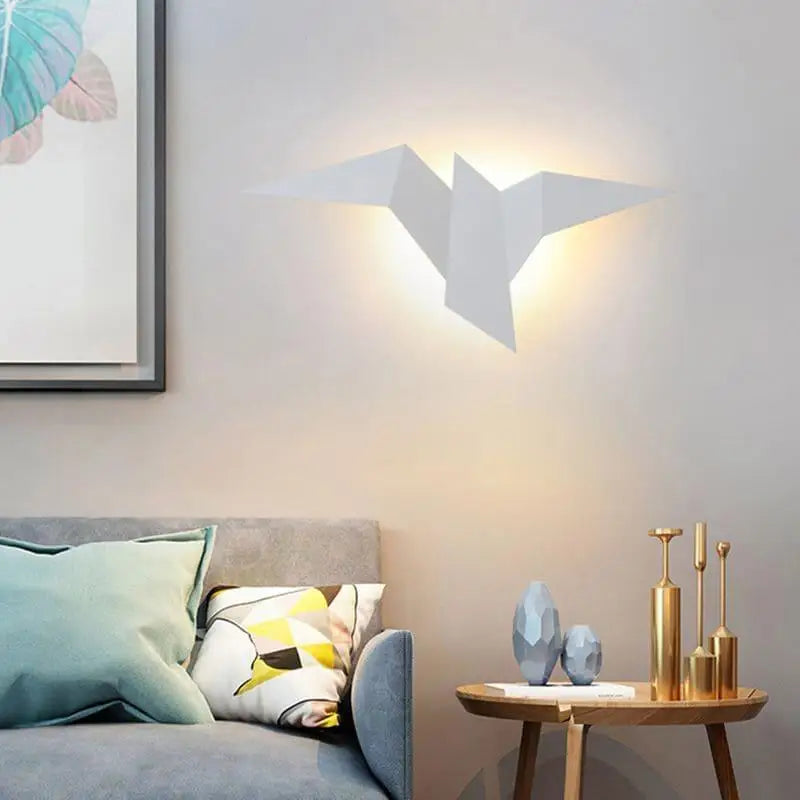 Bird Silhouette LED Wall Light, Aluminium and Acrylic, 4 W