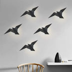 Bird Silhouette LED Wall Light, Aluminium and Acrylic, 4 W