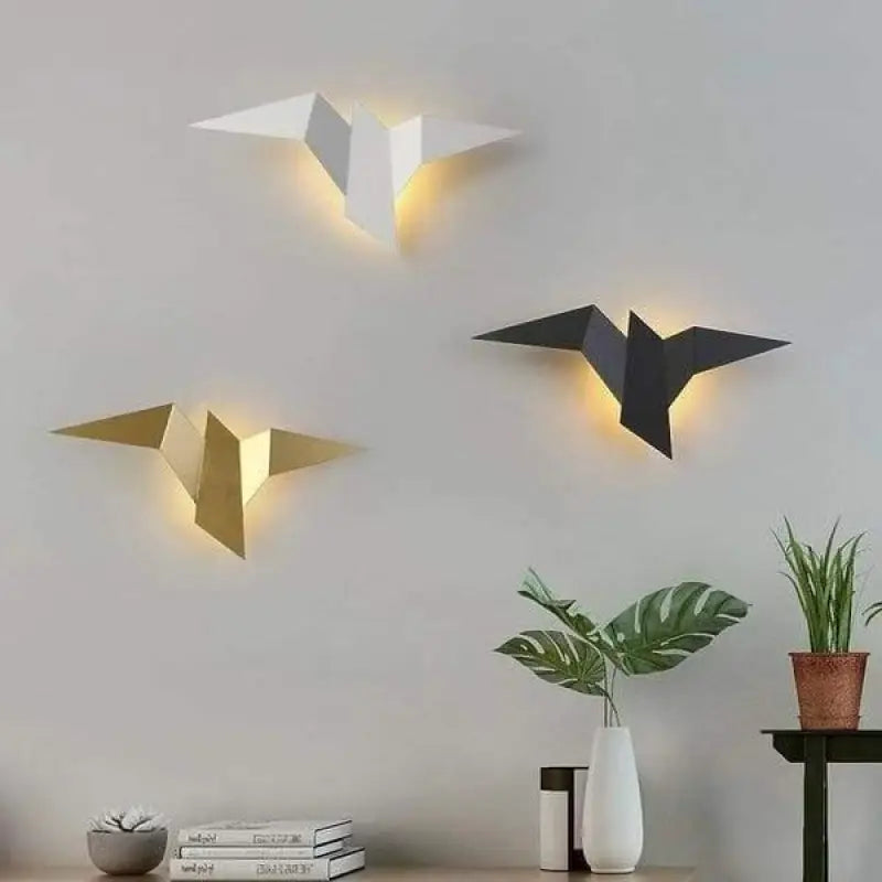 Bird Silhouette LED Wall Light, Aluminium and Acrylic, 4 W