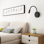 Flexible LED Wall Reading Light, Rechargeable, Black or White