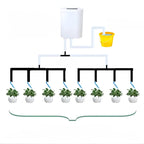Automatic Plant Watering System with Pump and LCD Timer