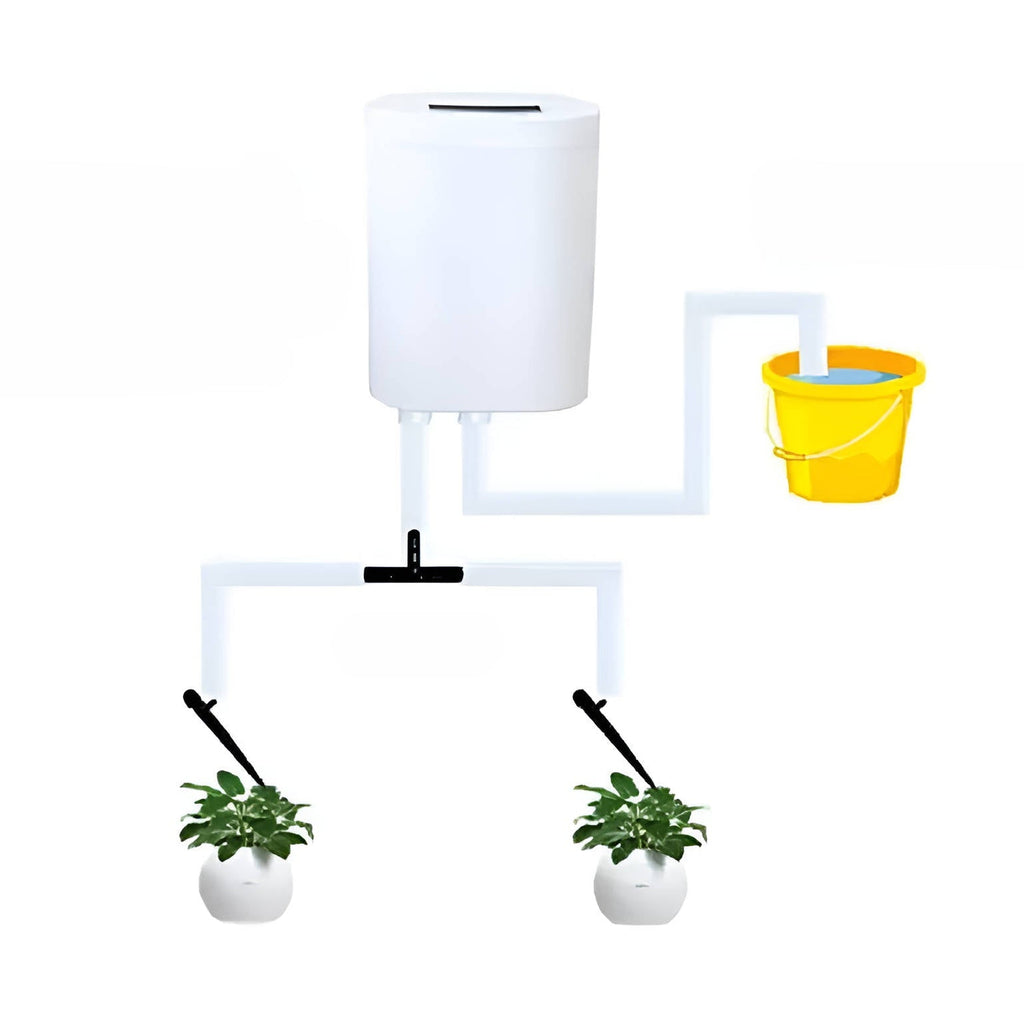 Automatic Plant Watering System with Pump and LCD Timer